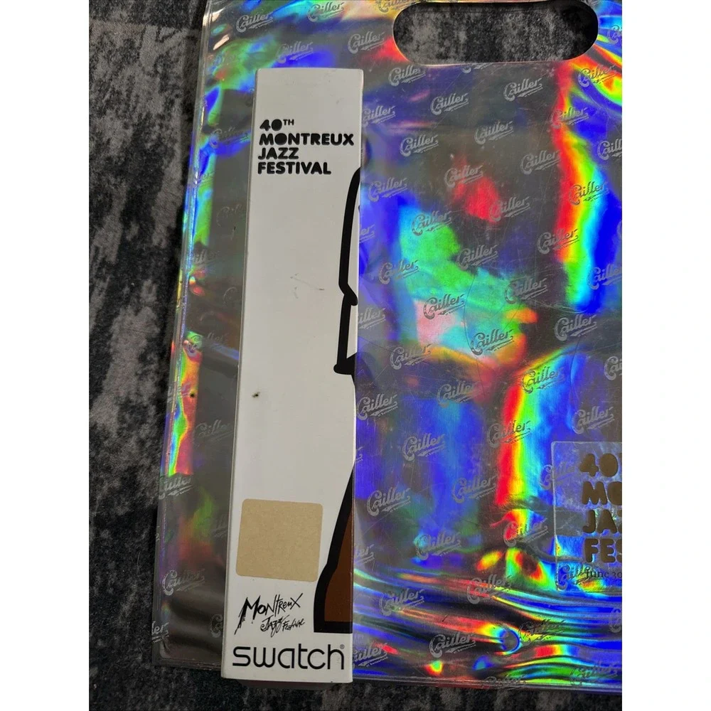 Swatch 40th Montreux Jazz Festival Watch 2006 Julian Opie For Artists Only Rare